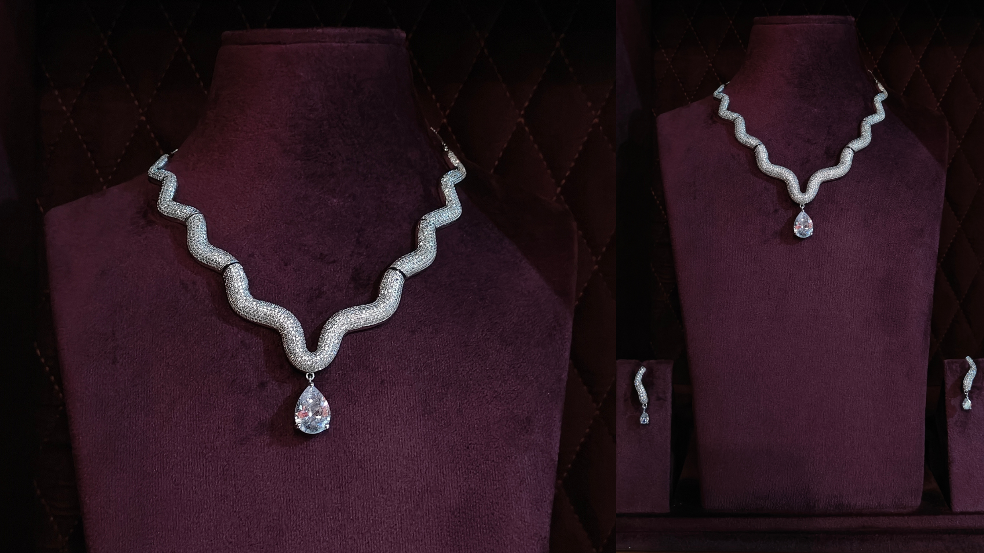 American Diamond Necklace Set: A Beautiful yet Affordable Choice