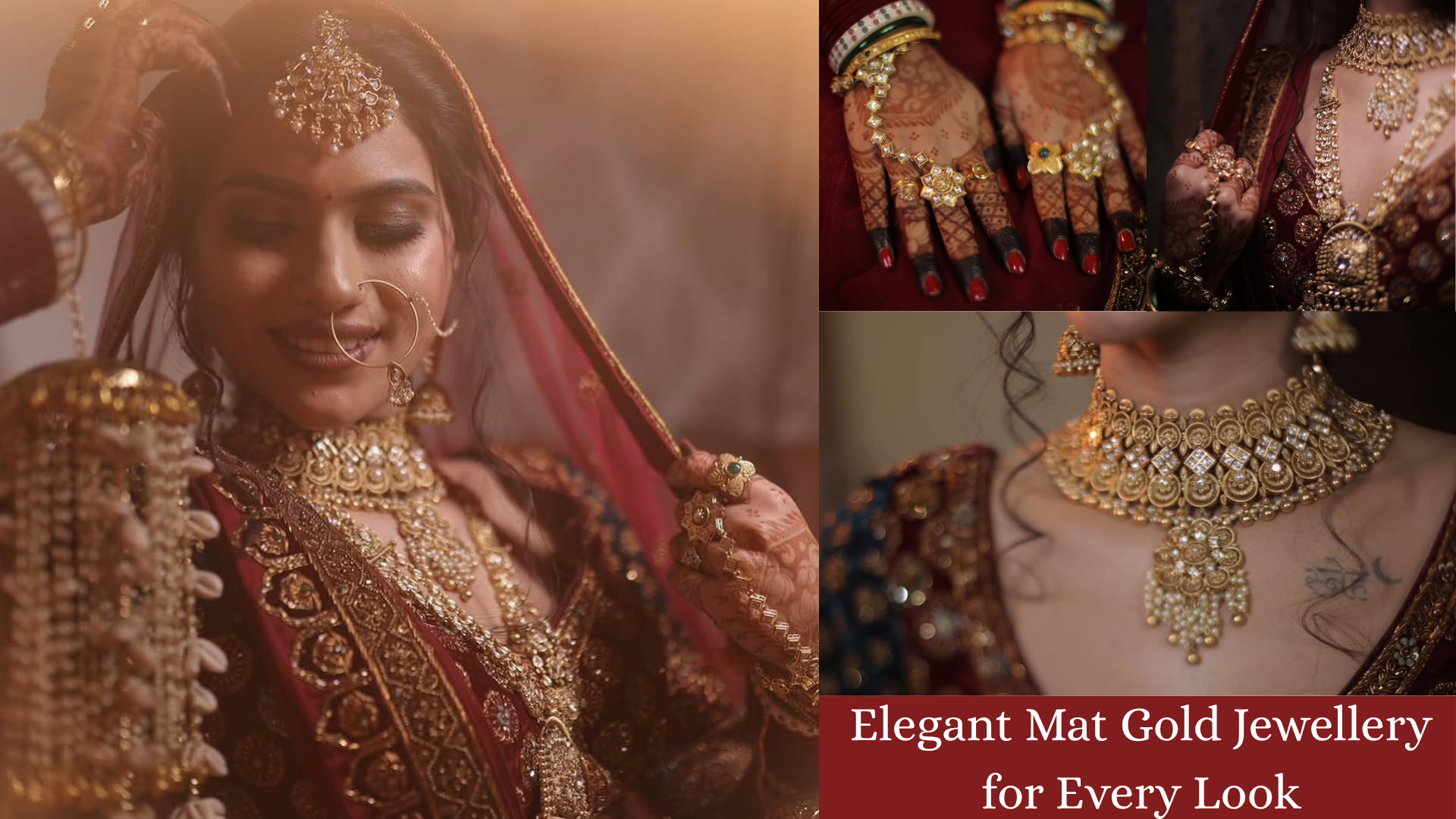 Elegant Mat Gold Jewellery for Every Look