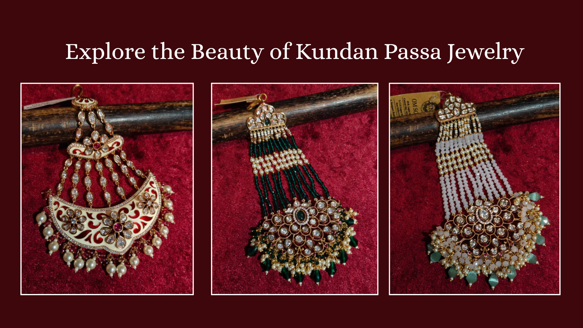 Explore the Beauty of Kundan Passa Jewelry