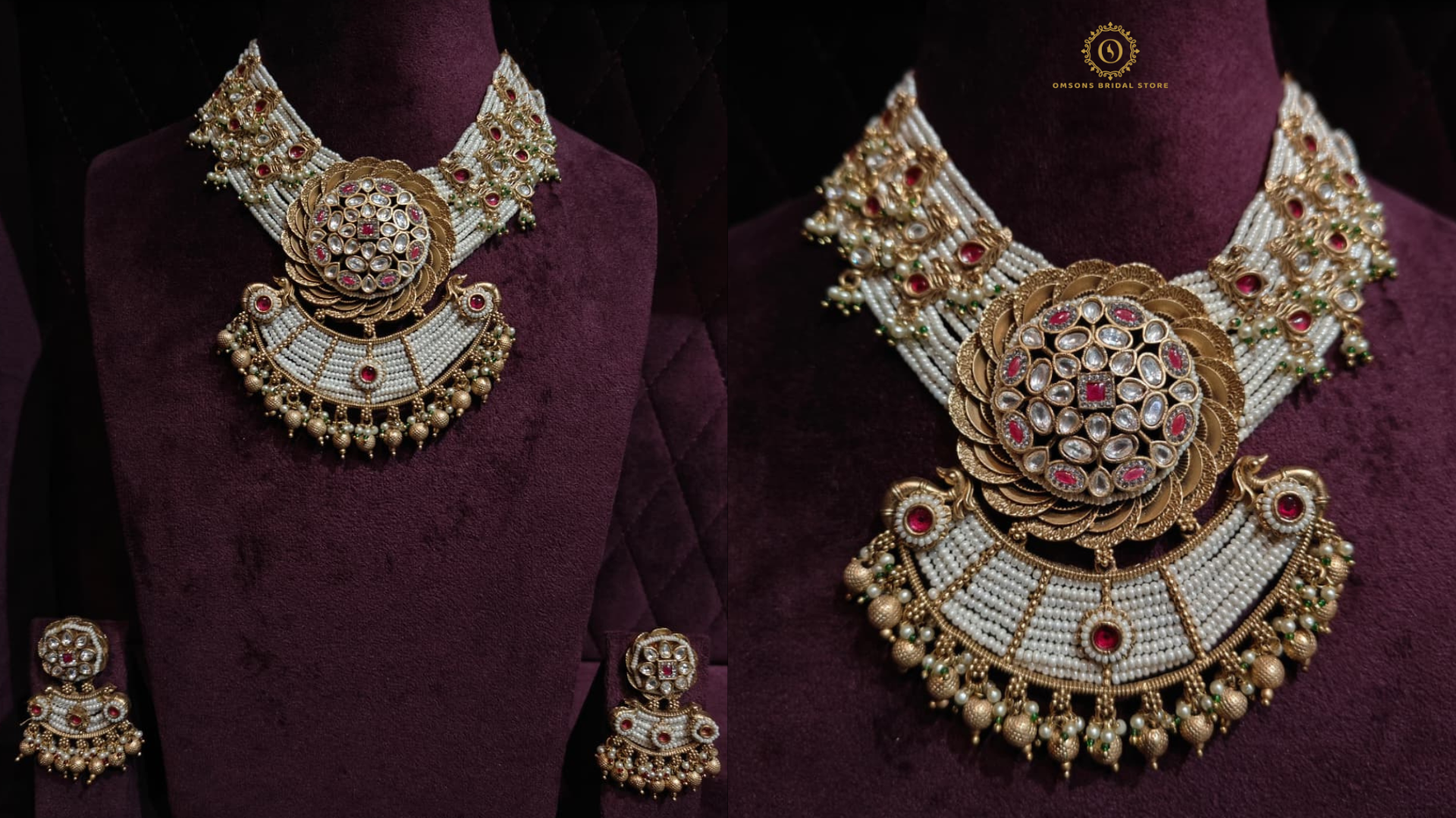 Meenakari Pearl Jewellery Brides 2025
