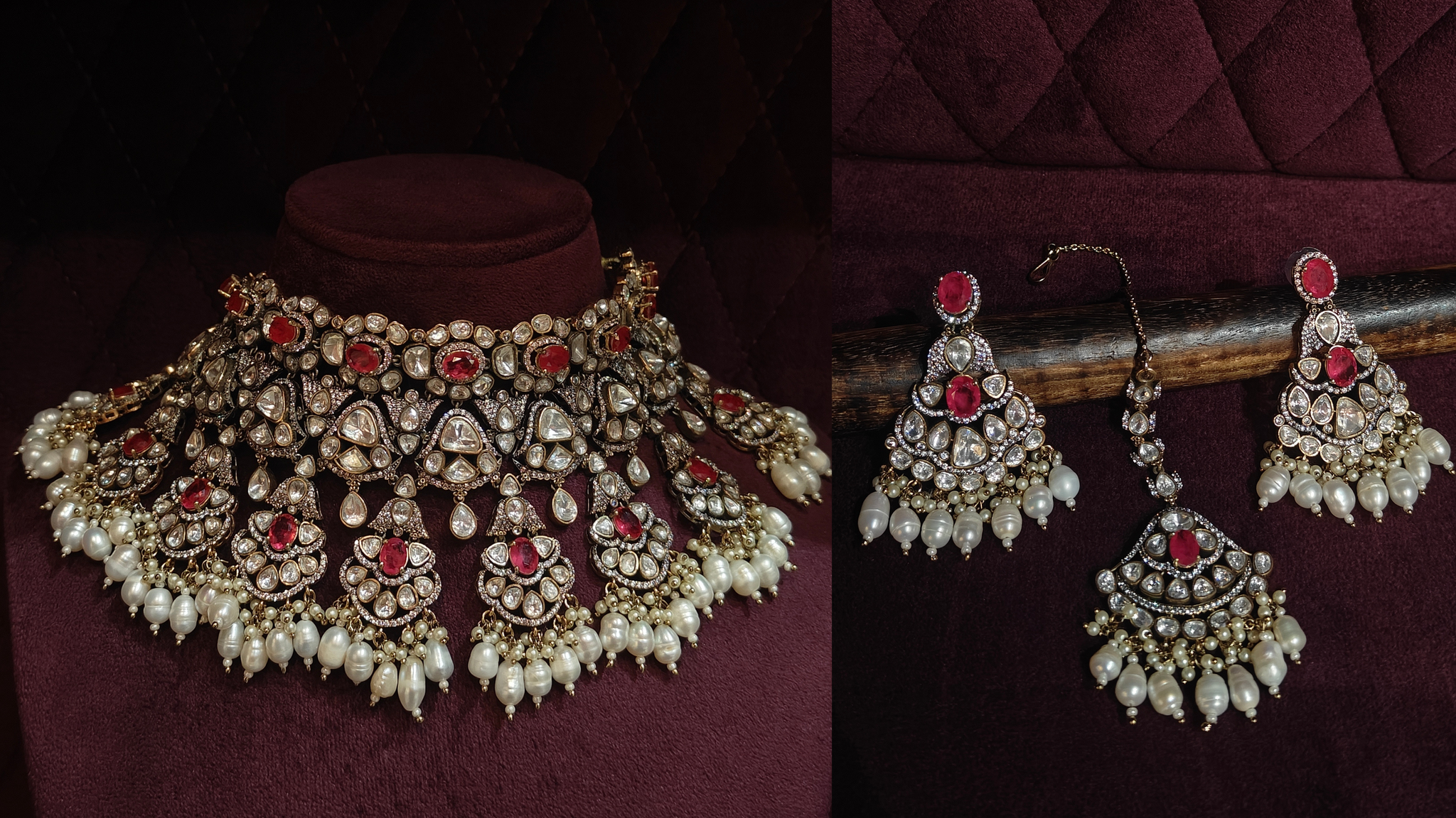 Traditional Kundan Necklace for Brides – Omsonsbridalstore