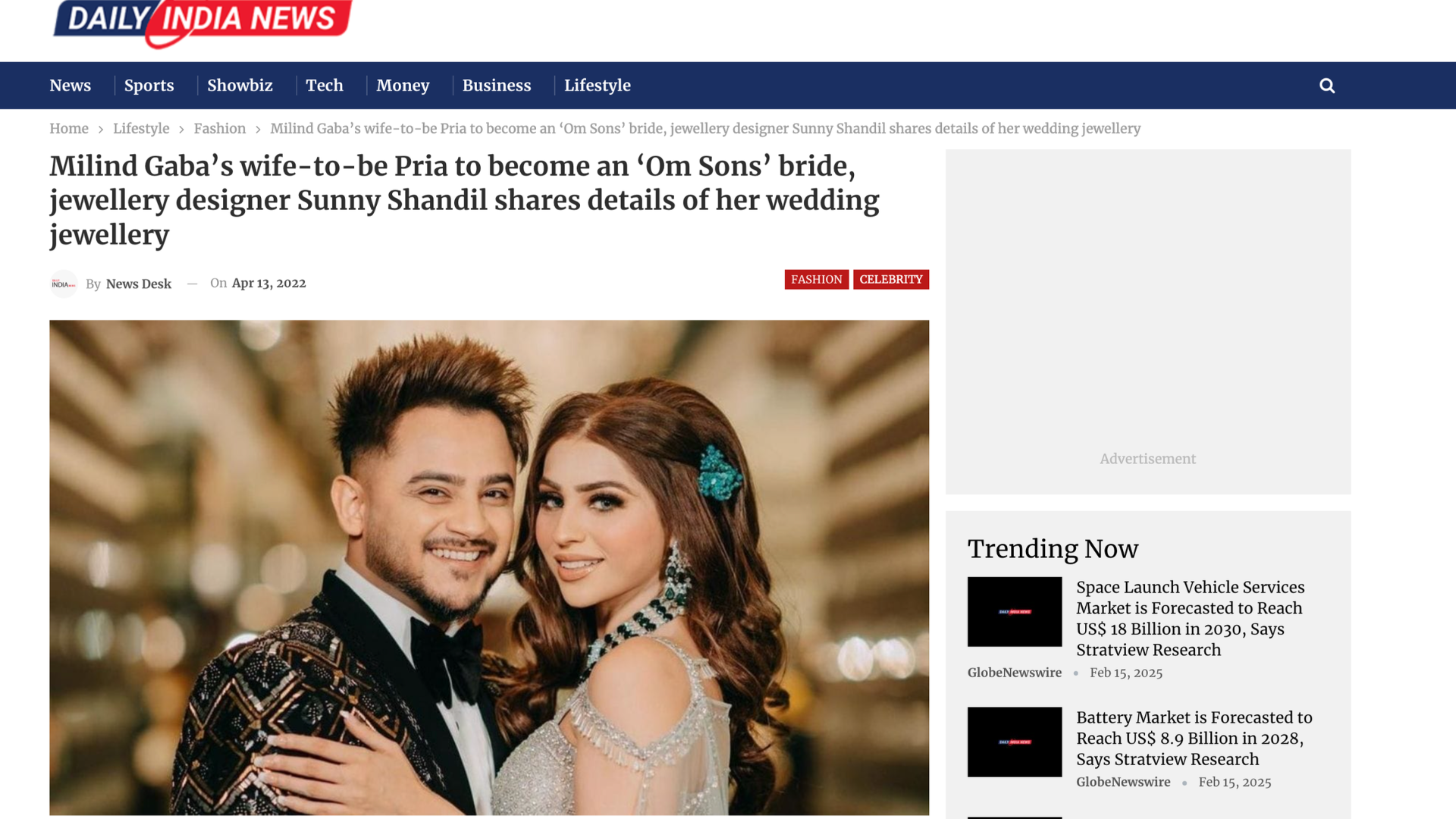 Milind Gaba’s wife-to-be Pria to become an ‘Om Sons’ bride, jewellery designer Sunny Shandil shares details of her wedding jewellery