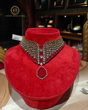 Ruby kundan set Pdmvt4096850