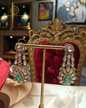 Emerald green kundan layer set Ks8891074