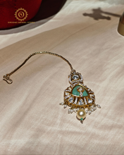 Emerald polki chocker set Hjp4092750