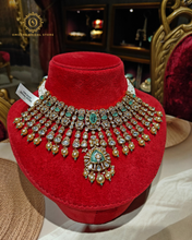 Emerald polki chocker set Hjp4092750
