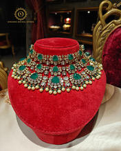 Emerald Polki Bridal Set Knk40164850