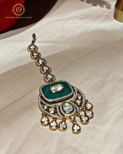 Emerald uncut Polki set Rnk40130050
