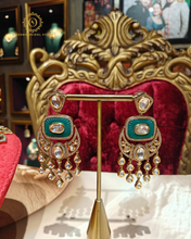 Emerald uncut Polki set Rnk40130050