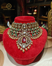Ruby with mint uncut polki set Ks67122631