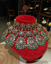 Russian Emerald  Bridal Set With teeka Rnk67165098