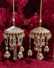 Gold plated meenakari kaleera golden Saj4029950