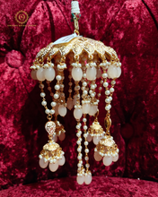 Gold plated meenakari kaleera golden Saj4029950