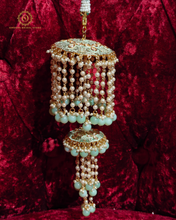 Gold plated meenakari kaleera mint Os1