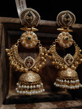 Matte Gold Earrings RSART4010840 - My Store