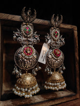 Matte Gold Earrings RSART409040 - My Store