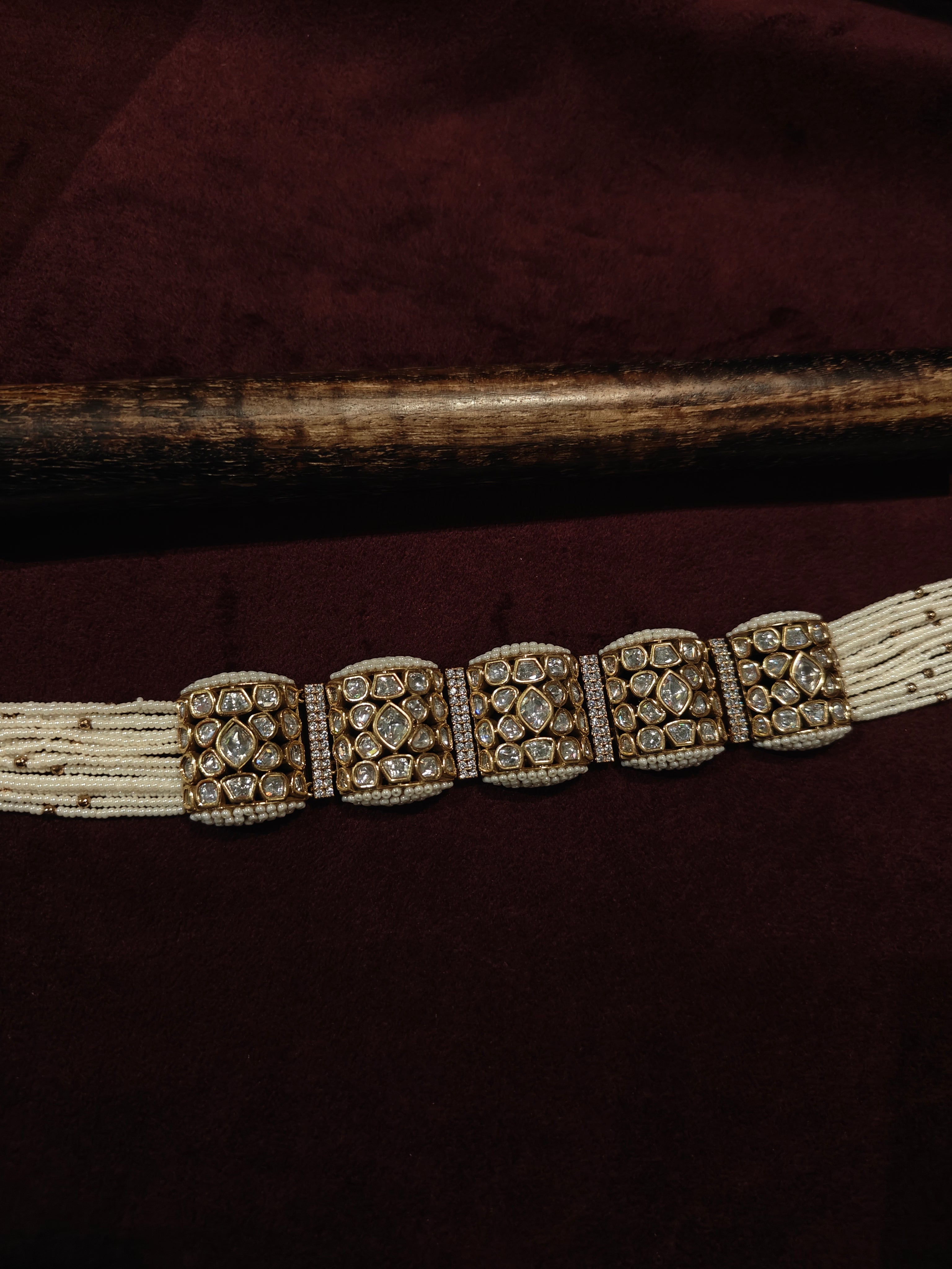 Victorian White Choker Set