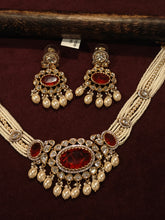 Victorian Ruby Choker Set 