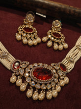 Victorian Ruby Choker Set 