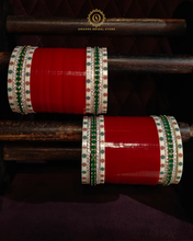 Kundan Emerald Chura KC5