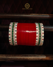 Kundan Emerald Chura KC5