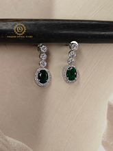 Lab Grown Emerald Green Diamond Necklace Set PDMVT4011440