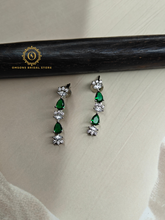 Lab Grown Emerald Green Diamond Necklace Set PDMVT4013040