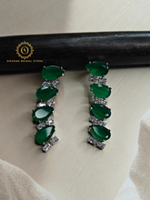 Lab Grown Emerald Green Diamond Necklace Set PDMVT4018840