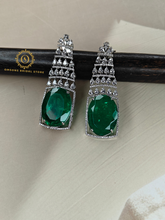 Lab Grown Emerald Green Diamond Necklace Set PDMVT4033440