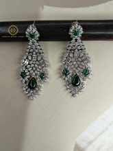 Lab Grown Emerald Green Diamond Necklace Set PDMVT4036040