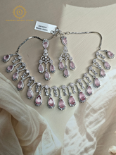 Lab Grown Light Pink Diamond Necklace Set PDMVT4034440