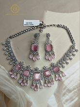 Lab Grown Light Pink Diamond Necklace Set PDMVT4035240