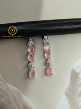 Lab Grown Peach Diamond Necklace Set RNK4028440