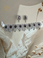 Lab Grown Purple Diamond Chocker Set GSC4019040