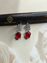 Lab Grown Red Diamond Necklace Set RNK4023440