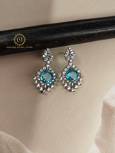 Lab Grown Sky Blue Diamond Necklace Set RON175
