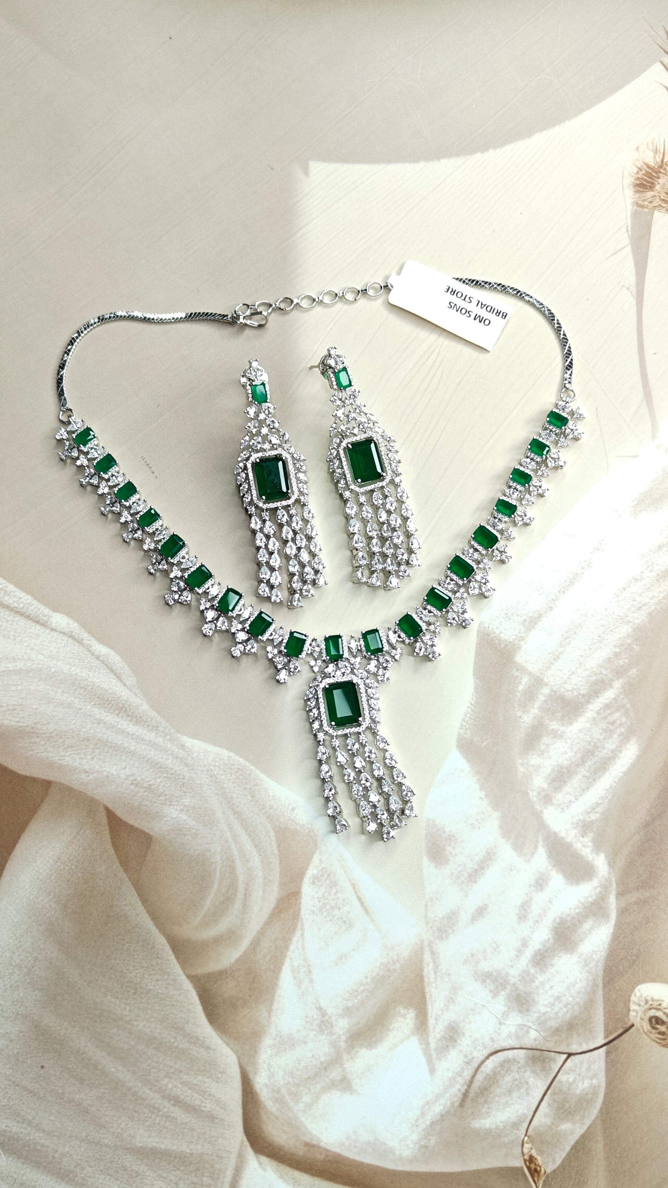 Lab Grown Diamond Necklace Set 