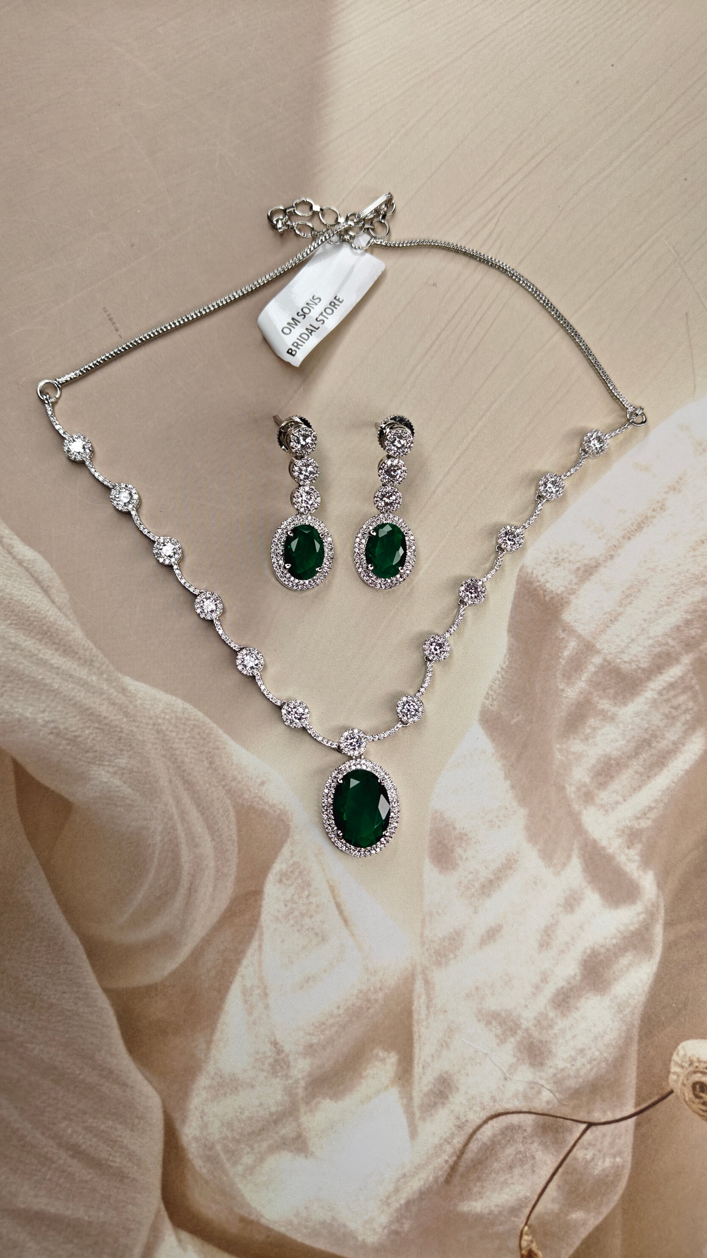 Lab Grown Diamond Necklace Set 