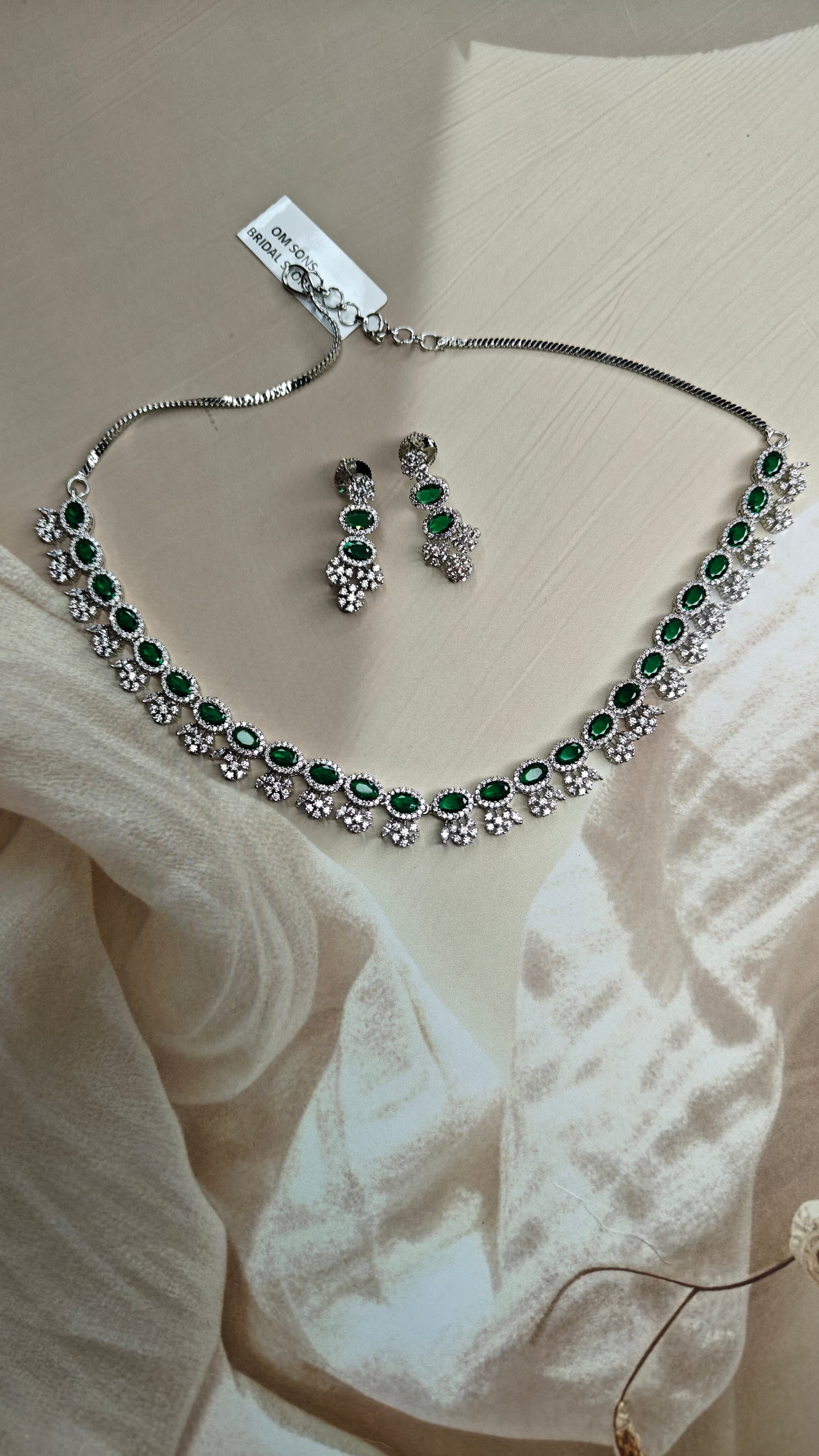 Lab Grown Diamond Necklace Set 