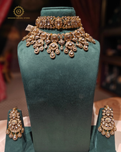 Polki Kundan necklace with tikka Hjp37151642