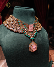 Polki Kundan necklace with tikka Hjp41117254