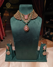 Polki Kundan necklace with tikka Hjp41117254