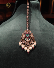 Polki Kundan necklace with tikka Hjp5368487