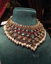 Polki Kundan necklace with tikka Hjp5368487