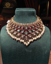 Polki Kundan necklace with tikka Hjp5368487
