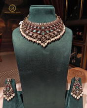 Polki Kundan necklace with tikka Hjp5368487