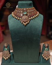 Polki Kundan necklace with tikka Hjp55111237