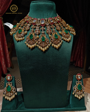 Polki Kundan necklace with tikka Hjp73131479