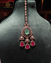 Polki Kundan necklace with tikka Hjp87120231