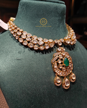 Polki Kundan necklace with tikka Hjp9768755